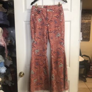 Free people wide leg flairs